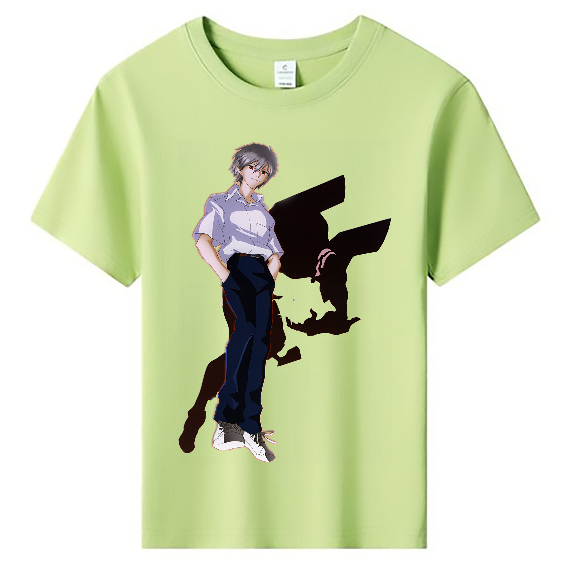 （画像用） EVA 新世紀エヴァンゲリオン 綿100％キッズTシャツ（フロントプリント）